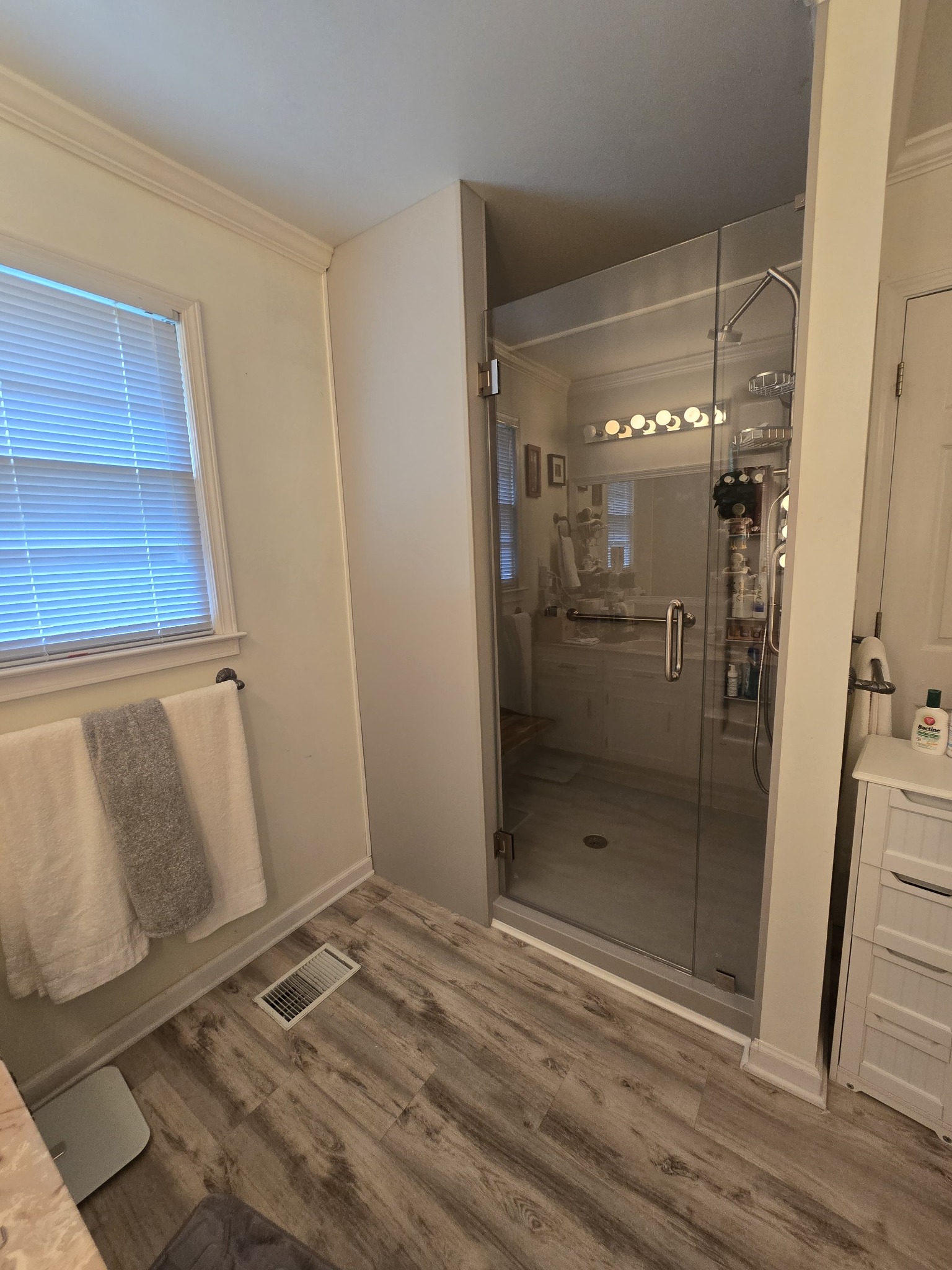 Frameless alcove door completed by GlassXperts in Metro Atlanta